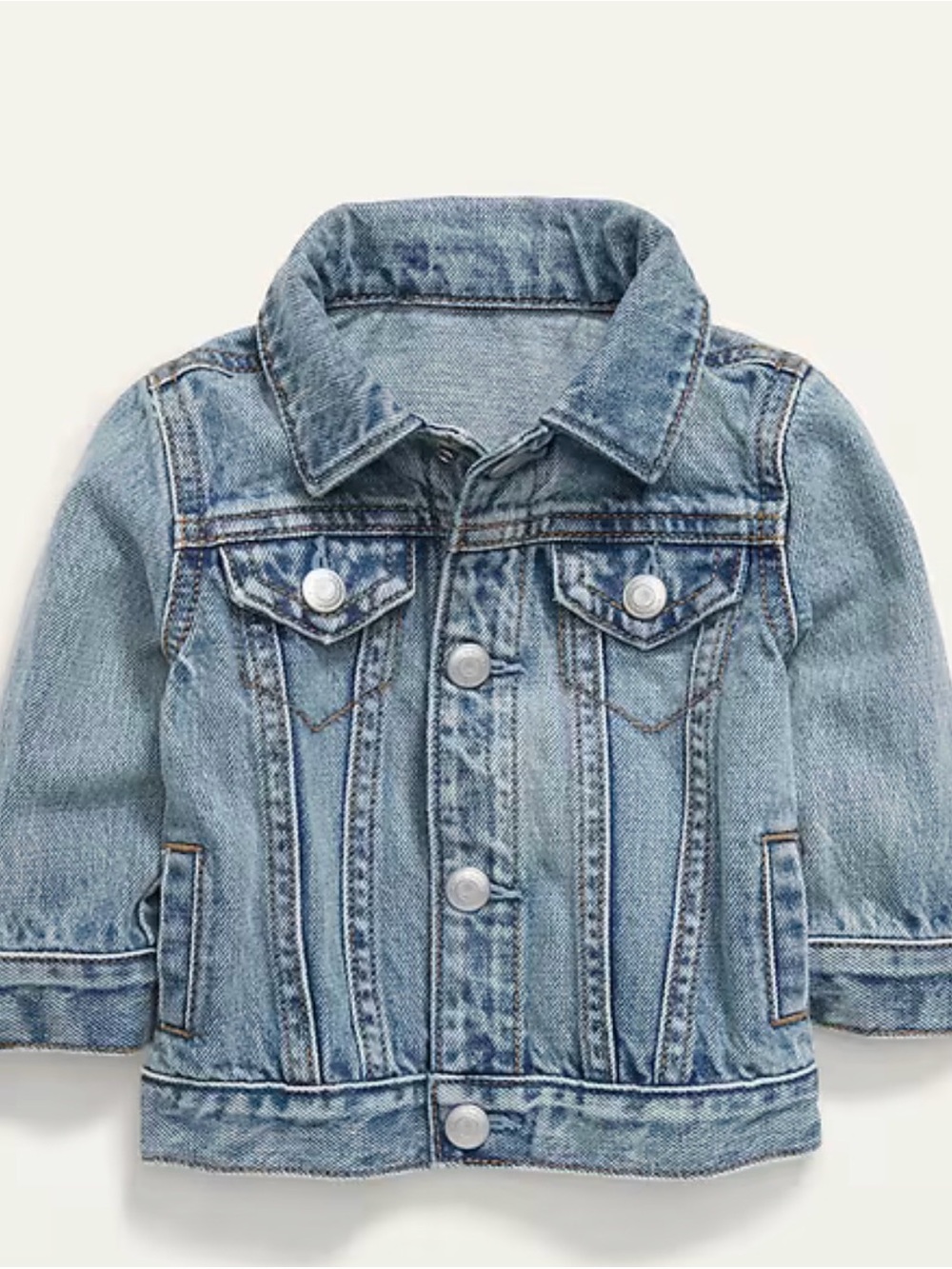 Old Navy Light Blue Kids Denim Jacket - Button Front